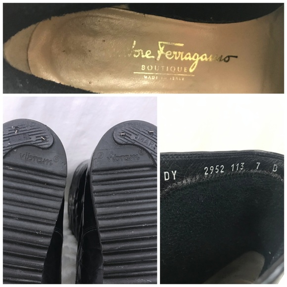 Salvatore Ferragamo Croc Booties - Picture 4 of 8